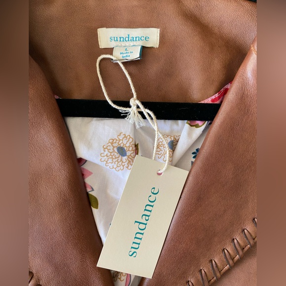 Sundance Annie Belle Leather Blazer - Picture 4 of 16